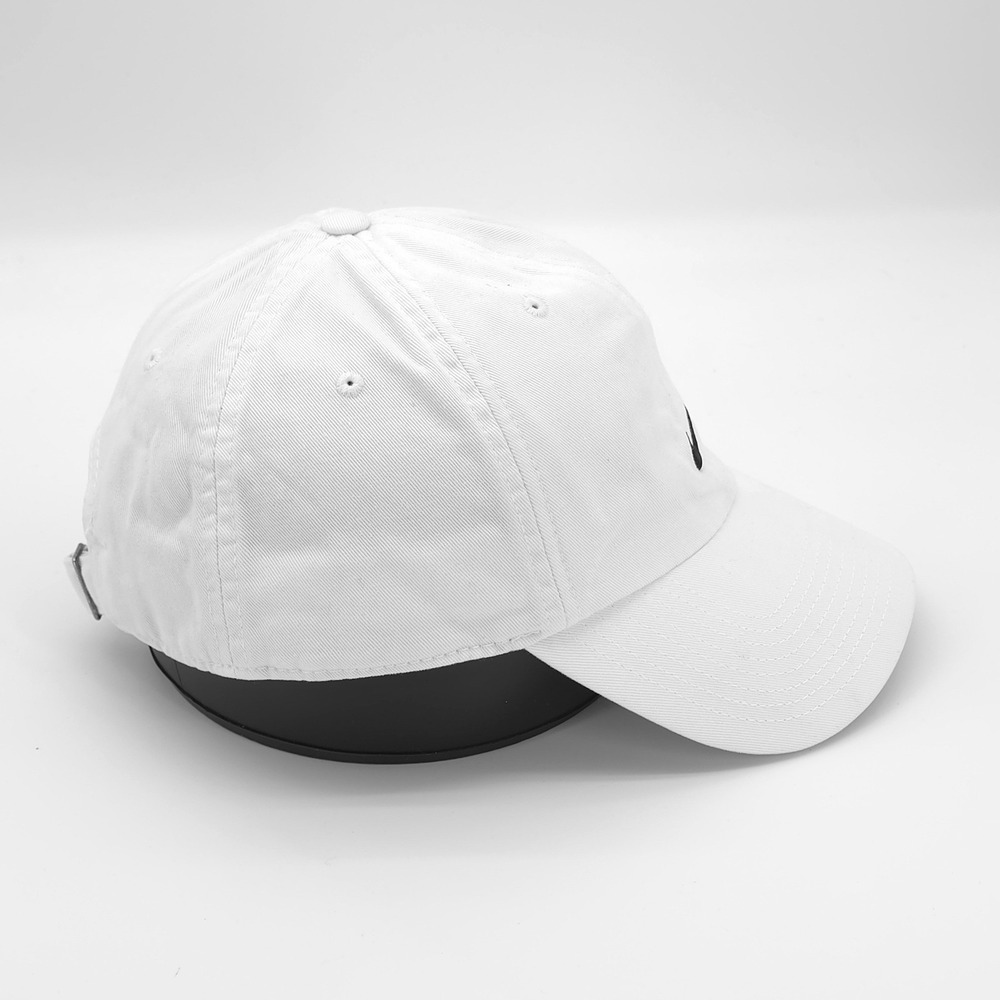 Nike Hat Cap Mens Strap Back White Swoosh Sportswear Casual - Picture 5 of 12